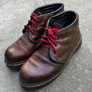DR. MARTENS Made in England | Vintage Unisex Brown 8348 UK 7 Chunky 90s Boots